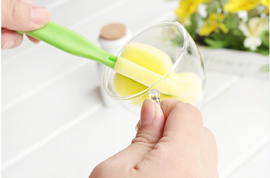Baby Fles Borstels Tepel Nylon Borstelharen Plastic Borstel Set Cup Borstel Fles Fles Zuigfles Borstels