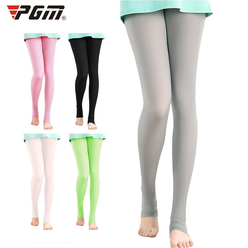 PGM Golf Frauen Elastische Leggings Strumpf Sonnencreme Eis Seide Panty-Schlauch Golf Hosen Ich bin Freien Anti-Uv Dünne Glatte Lange Bein socken
