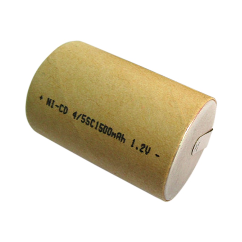 Batteria Ricaricabile Ni-Cd - 1.2V 1500mAh Sub C SC - per Utensili Elettrici Fai-da-te, Torcia, Lampada Frontale - 4-20 Pezzi