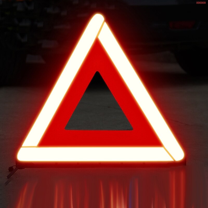Car Vehicle Emergency Breakdown Warning Sign Triangle Reflective Road Safety