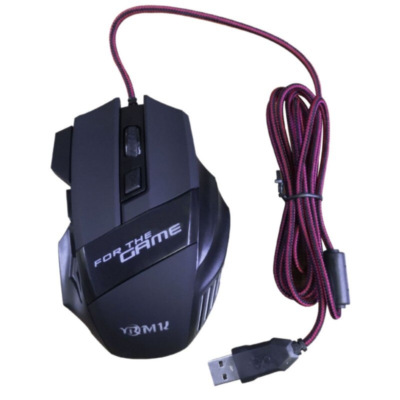 SL-USB Wired Keyboard Mouse One Hand Portable Responsive PC Phone Gaming Keypad Mice: mouse