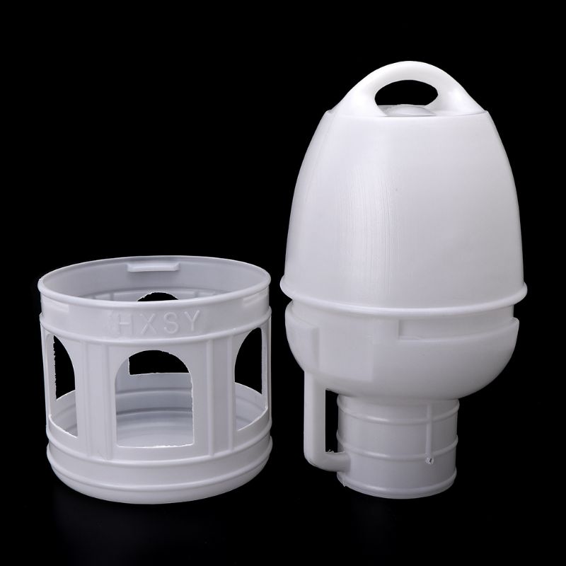 Birds Drinker Feeder Automatic Poultry Waterer Drinking Feeding Containers Water Cup Box For Pigeon Bird