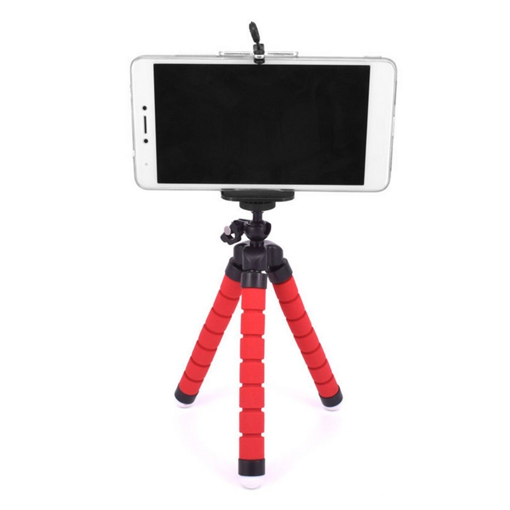 Draagbare Statief Mini Flexibele Spons Octopus Statief Buigbare Mobiele Telefoon Stand Camera Fotografie Statief Stand Base