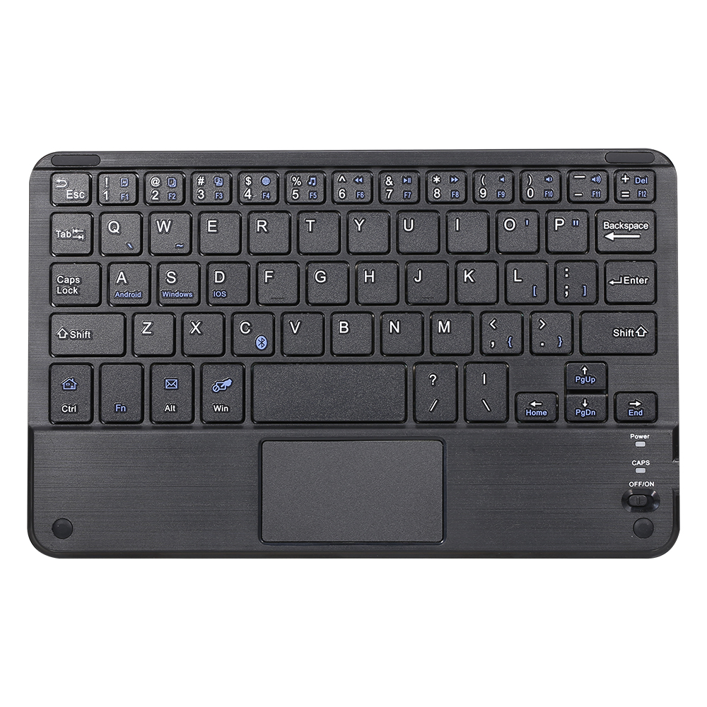 Wireless BT 3.0 Keyboard 59 Keys Ultra-slim Mini BT Keyboard Touch Pad Support Android Windows iOS for Laptop Phone Tablet