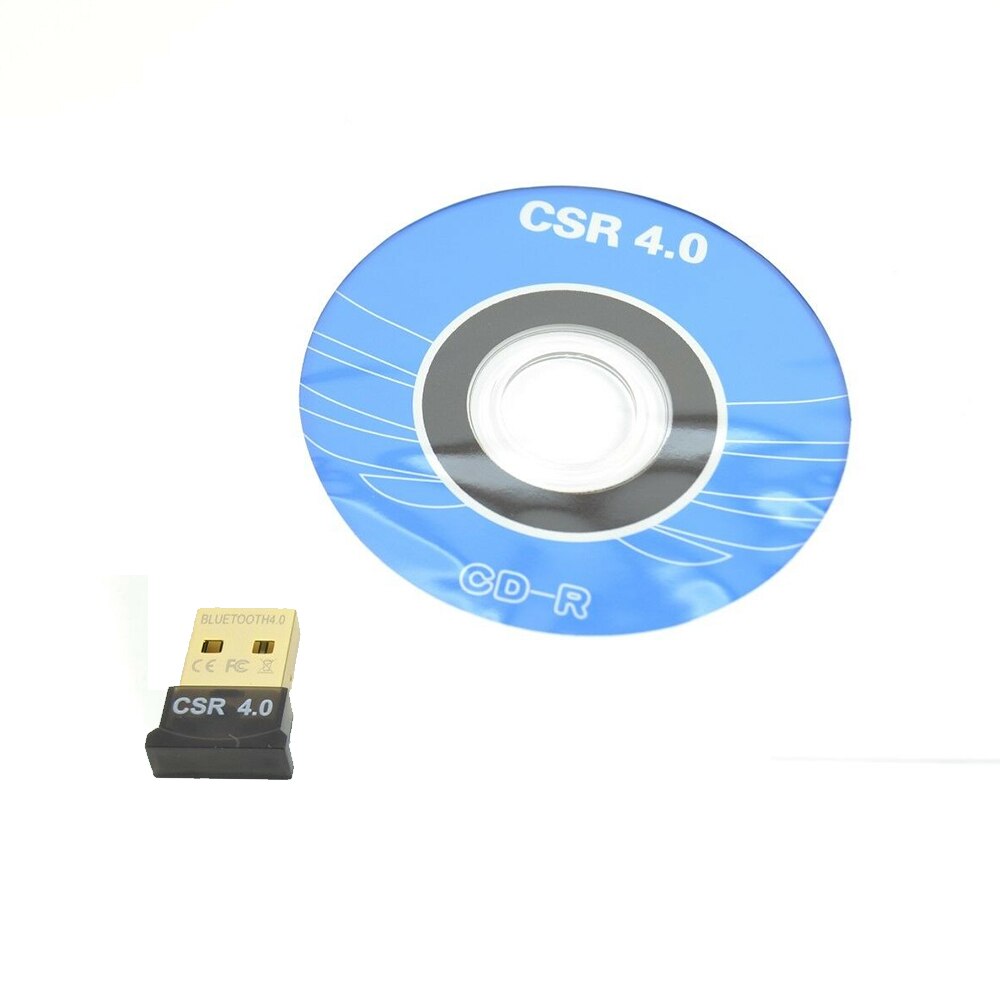 Bluetooth 4.0 USB 2.0 CSR 4.0 Dongle Adapter voor PC LAPTOP WIN XP VISTA 7 8 10 Met CD Inbegrepen