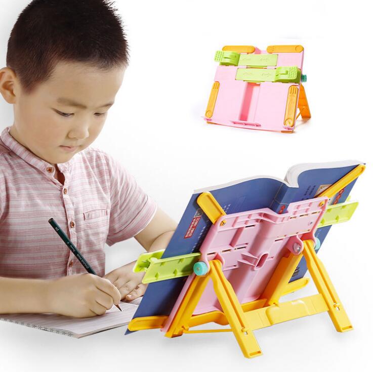 Student Book Shelf Folding Book Easel Multi-functional Reading Tool Book Holder Reading Stand Textbook Rack Children's Good Post