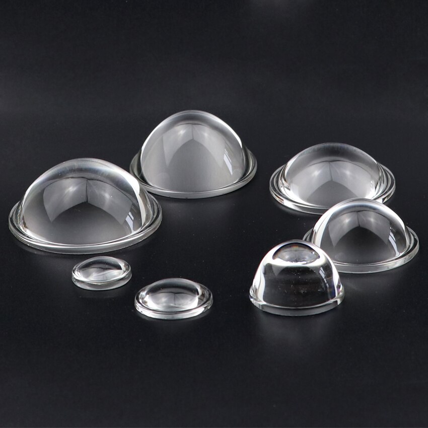 Plano convex Optical Glass Lens 15 18 22 28 30 34 35 40 52mm for Flashlight torch Auto lamp car light spotlight projection light
