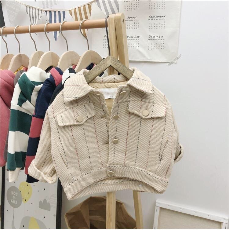 Infantile di inverno Cappotto per il bambino delle ragazze dei ragazzi di nuovo modo Bambini del rivestimento del bambino Caldo Della Tuta Sportiva del bambino del cappotto dei vestiti Plaid e tweed: Beige / 12m