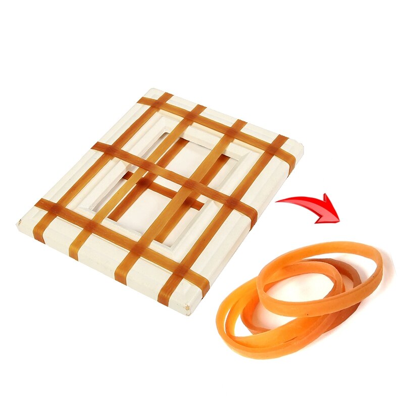length 10x1cm width High elastic effect Desk Accessories Organizer 100x10mm force Folding rubber band