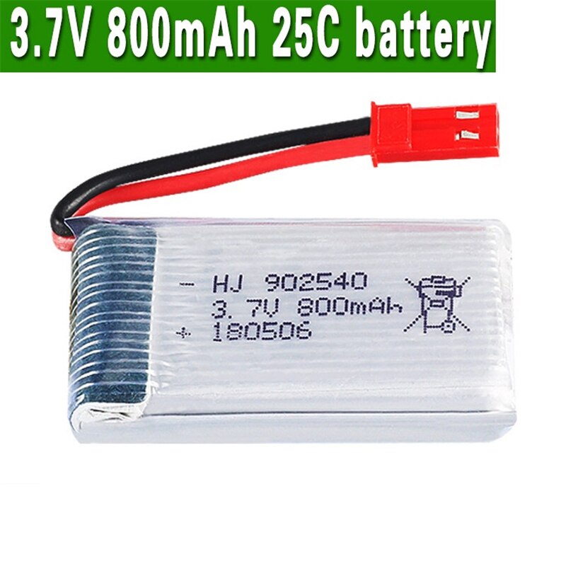 800mAh 3.7V lipo Battery for X5 X5C X5HW X5SW M68 X400 X500 X800 HJ819 25C For RC Camera Droens Qaudcopter Spare Battery Parts