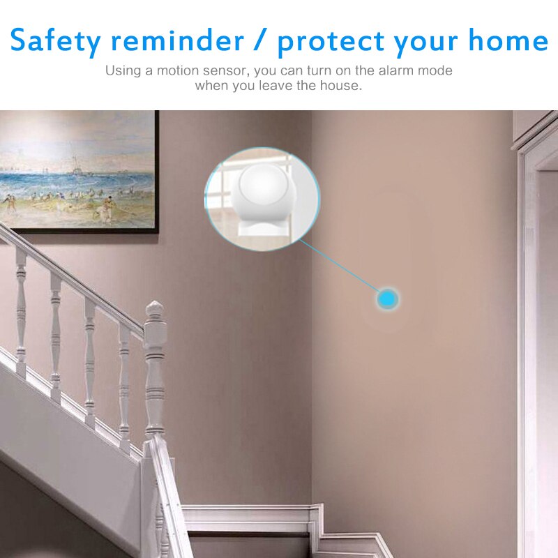 Tuya ZigBee Smart PIR Motion Sensor Built In Battery Passive Infrared Detector Security Burglar Alarm Sensor PIR Motion Sensor