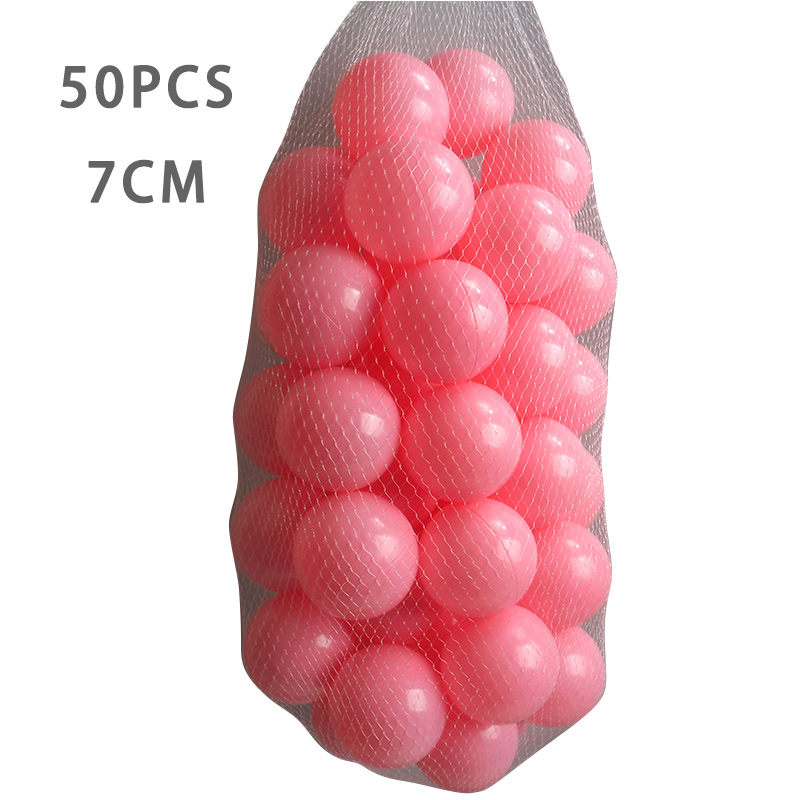 50 Pcs/lot Eco-Friendly Colorful Ball Plastic Ocean Ball Children Funny Toys Baby Kid Swim Pit Toy Water Pool Wave Ball Dia 7CM