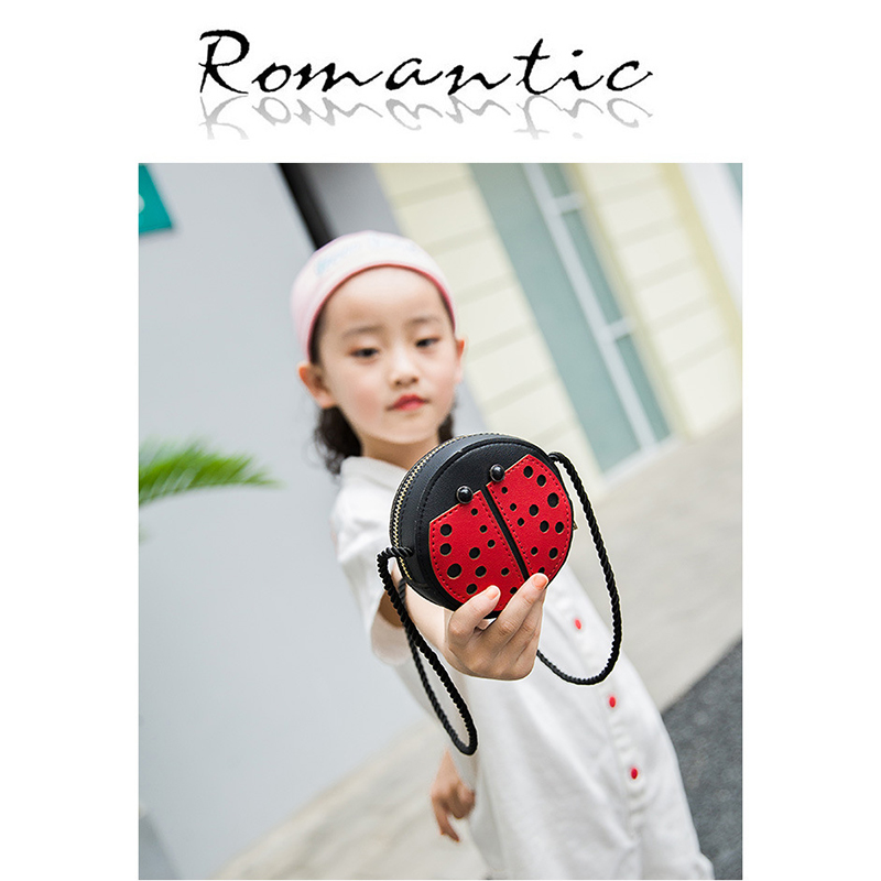 Ladybug Cute Children'S Shoulder Bag Personality Wild Purse Mini Accessories Bag