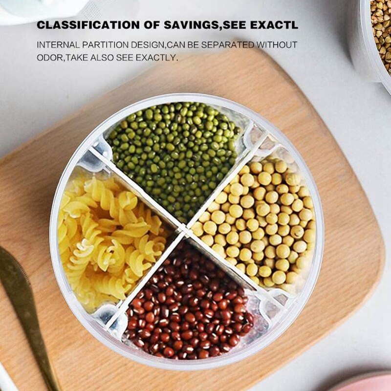 Airtight Kitchen Food Storage Containers 3L/102 Oz, Plastic Containers with Easy Lock Lids,Kitchen Pantry Organization