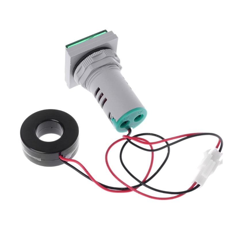 Square LED Digital Dual Display Voltmeter & Ammeter Voltage Gauge Current Meter AC 60-500V 0-100A