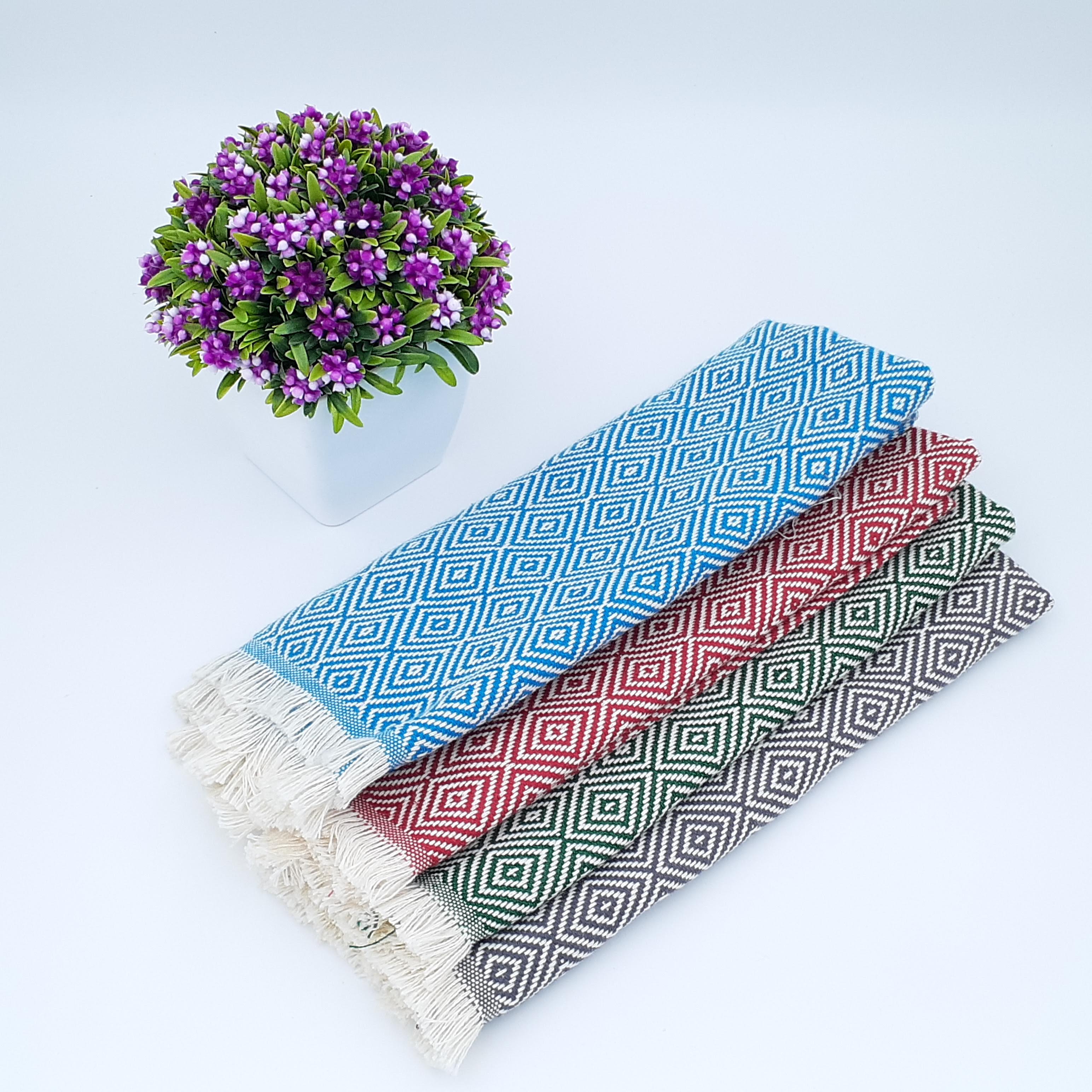 Seyit Ali Bey | %100 Cotton | 45*65 cm | 4 pieces | Tea Towels | Dish Towel | Handkerchief Towels | Table Mat | Place Mat