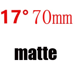 DEDA-tige de vélo de route en carbone, EDA, tige de vélo, diamètre de 31.8x70/80/90/100/110/120/130mm, mat à 6 à 17 degrés: 17 degree 70mm