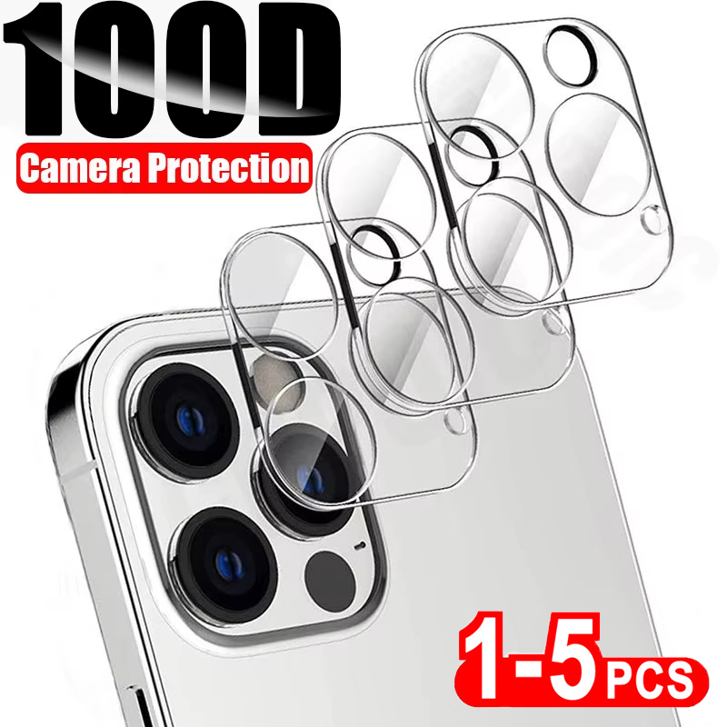 Protector de lente de cámara para Apple iPhone 16 Pro lente trasera película de vidrio templado para iPhone 16 Plus 15 Pro 14 Pro Max 13 mini vidrio