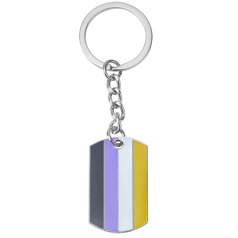Mlm pride nyckelring nyckelring: Lila