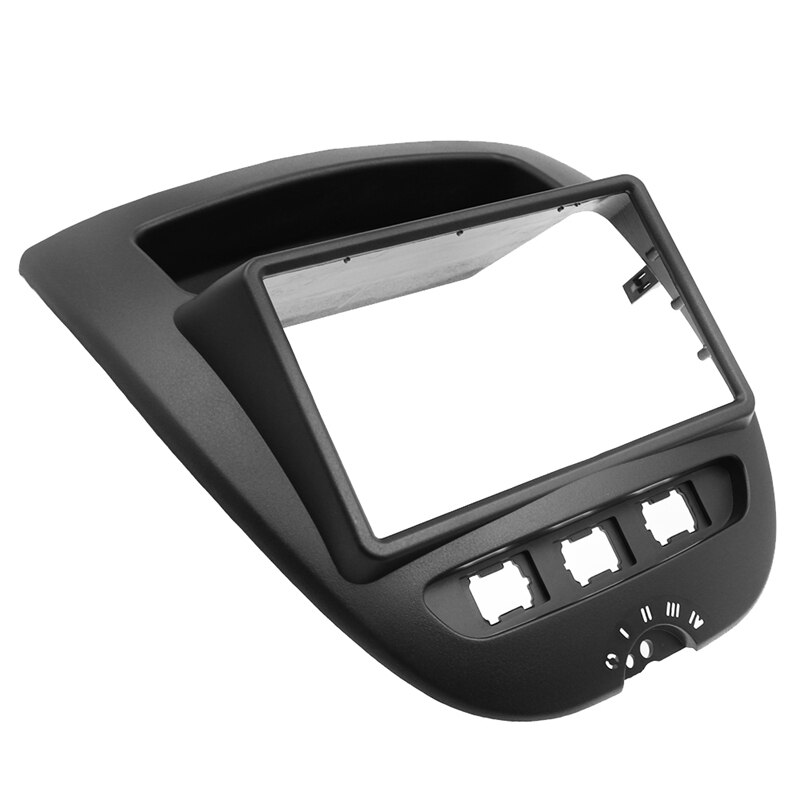 2 din bil stereo radio o panel ramme fascia mount kit til peugeot 107 citroen  c1 toyota aygo
