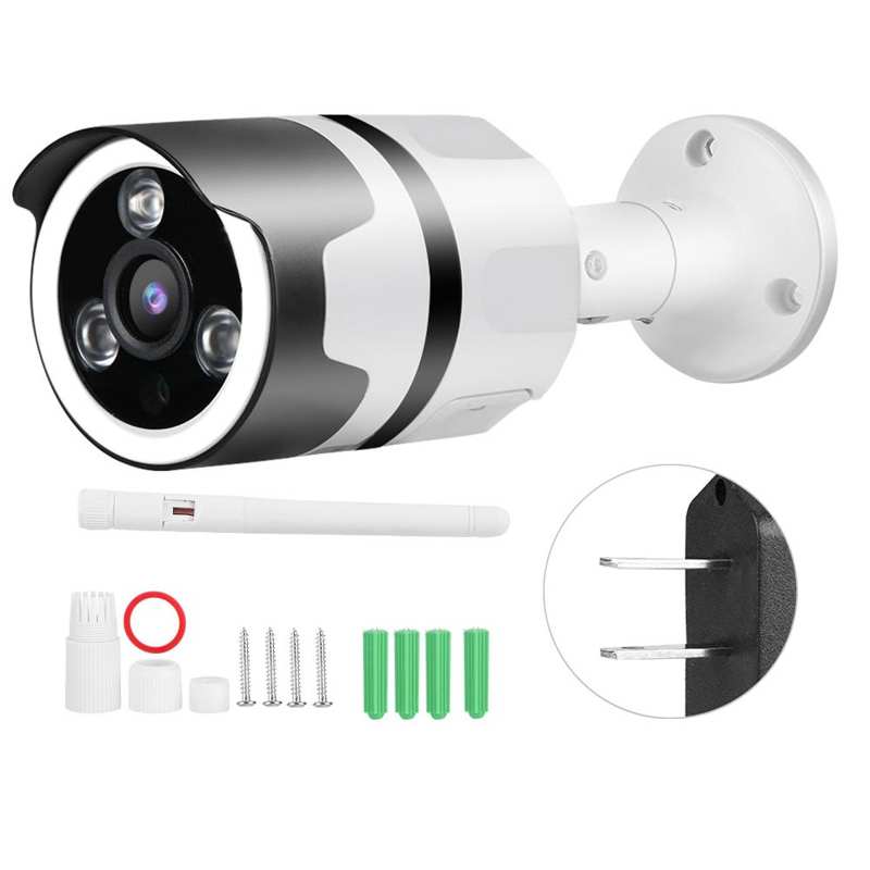 Beveiligingscamera ir-camera van metaalmateriaal voor thuis, café, tuin, kantoor: Amerikaanse regelgeving