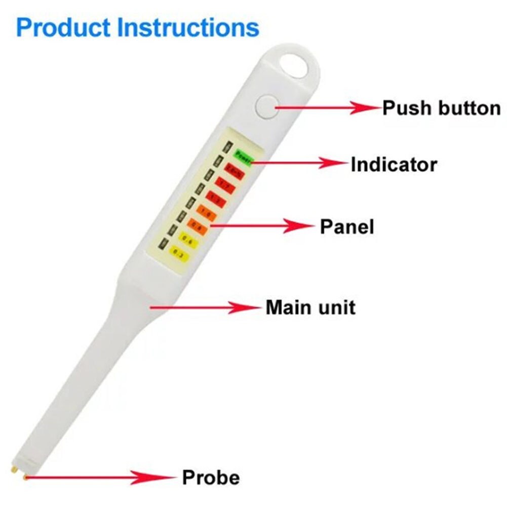 Food Salt Concentration Meter Analysis Salinity Tester Portable Electronic ABS LED Detector Handheld Easy Operate Measure White