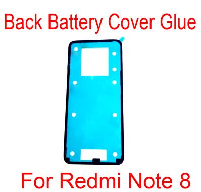 Zapasowa szklana tylna obudowa baterii z samoprzylepna naklejka tylna obudowa baterii taśma klejąca do Xiaomi Redmi Note 8 Pro: Note 8 Glue