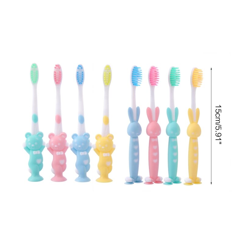 4 pezzi spazzolini da denti per bambini spazzolino da denti per bambini spazzolino da denti a setole morbide