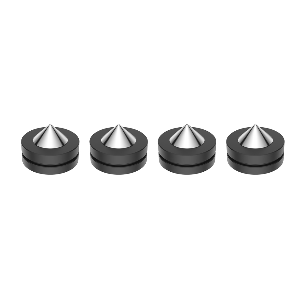Hi-End 39X39mm 4Pcs Aluminum Speaker Spike Base Pad Isolation Feet for Speaker AMP DAC CD: Yellow