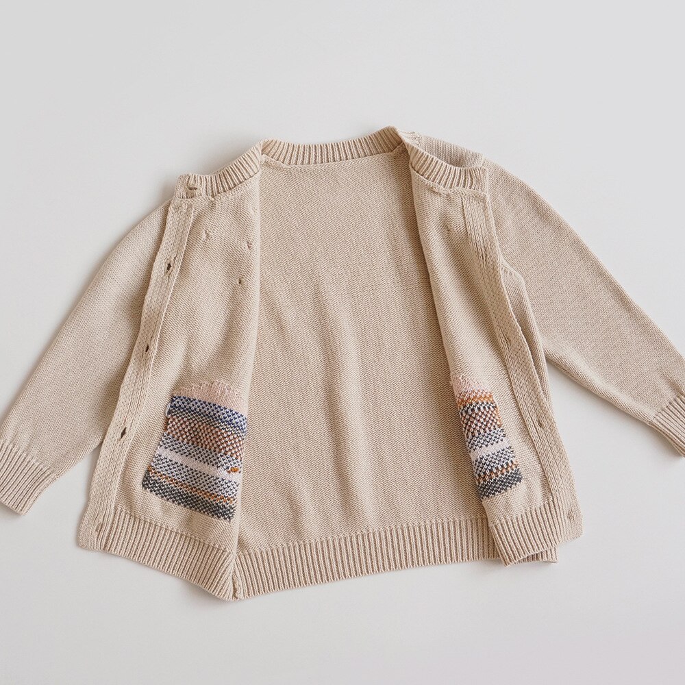 2021 nuovi bambini autunnali bambini maglioni lavorati a maglia ricamo cartone animato cappotti maglione Cardigan per bambini in stile coreano