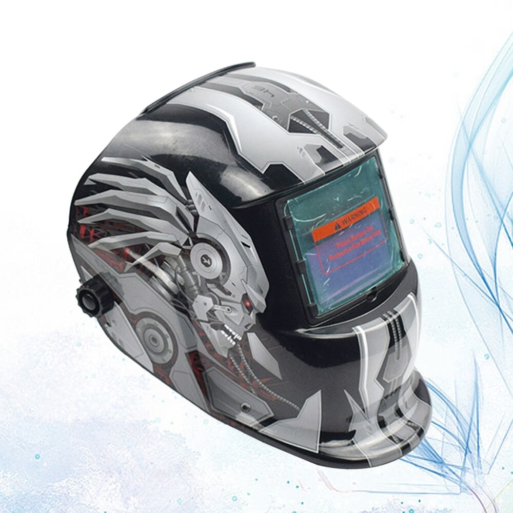 Solar Powered Welding Helmet Auto Darkening Welding Helmet Welding Mask Wide Shade Range Large Viewing Area (B Styl