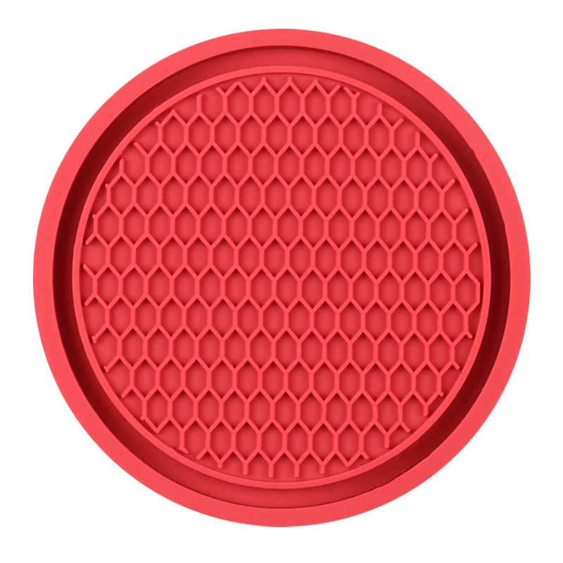 Car Coasters PVC Travel Auto Cup Holder Insert Coaster Anti Slip Vehicle Interior Accessories Cup Mats