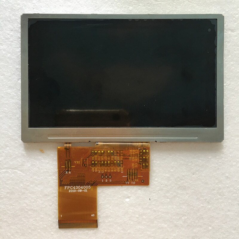 Compatibel vervanging 4.3 inch 40 pin KD43G18-40NB-A1 KD43G18 A5 4.3 C430P T43P12 GPS LCD + touch screen