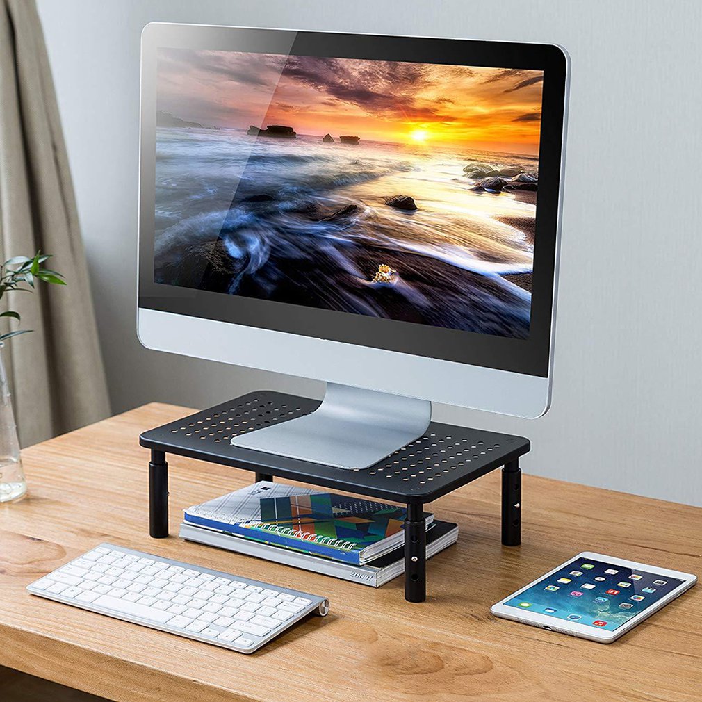 1 Pcs Easy-To-Install Height-Adjustable Computer Heightened Table Monitor Heightened Rack Laptop Stand