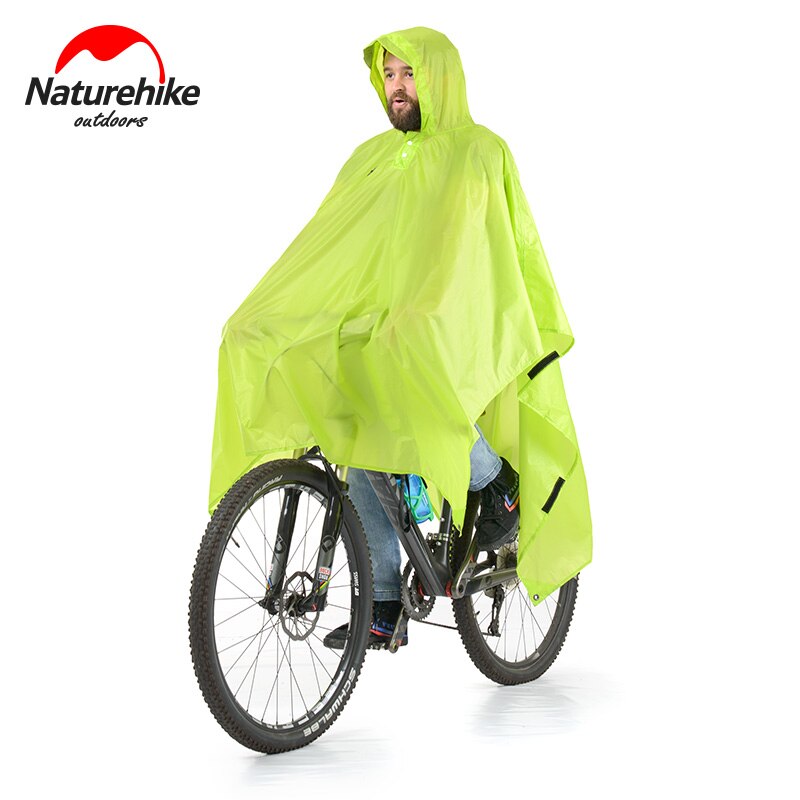 Naturehike Outdoor Camping Raincoat Hiking Rain Poncho Rainproof 3-In-1 Multifunction Rianproof Clothes Outdoor Hiking Camping