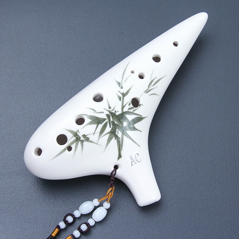 Ocarina 12 Gat Beginner Inleiding Songyin Alto C 12 Hole Ac Professionele Zes Tao Xun Spelen 6 Instrumenten