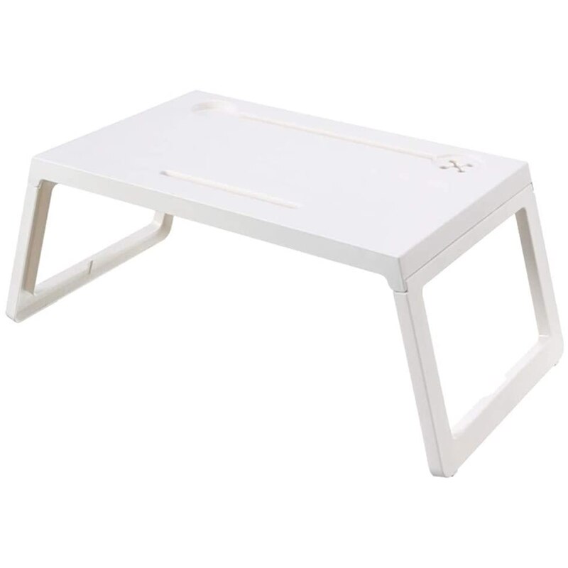 Foldable Laptop Table for Bed,Lap Desks Bed Laptops Trays for Eating and Laptops Stand Lap Table,Computer Tray: White