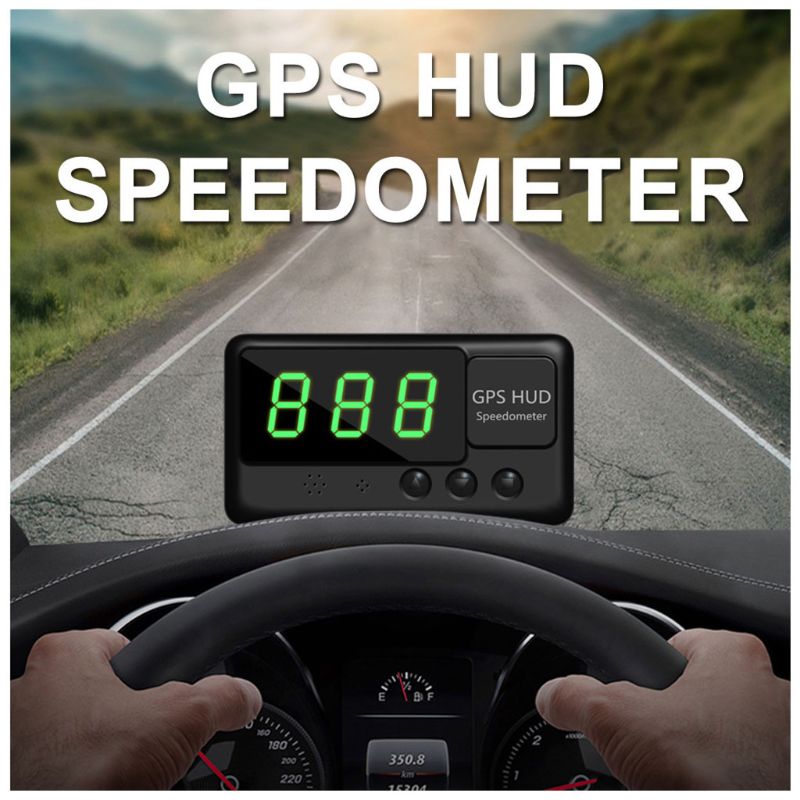 Car HUD Universal GPS C60 Display Speedometer Digital Speed Projector Windshield L9BC