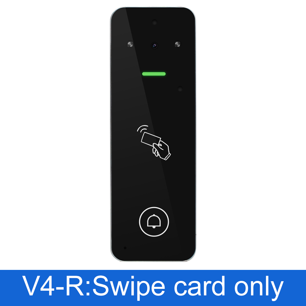 Wifi Home Video Intercom 1080P Video Deurbel Camera Biometrische Vingerafdruk Toegangscontrole Systeem Appartement Tuya Smart Life Ip65: WHITE