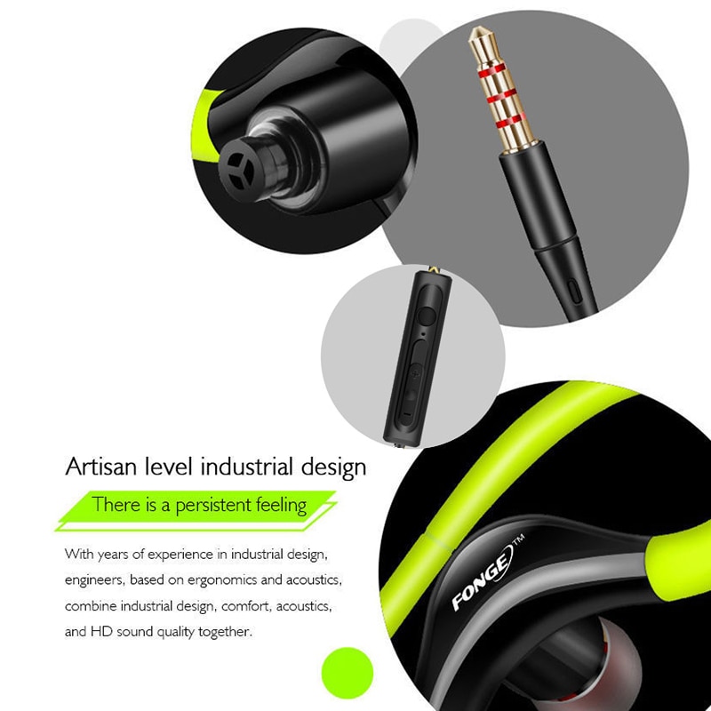 Oortelefoon 3.5Mm Sport Oortelefoon Super Stereo Headsets Transpiratie Running Headset Met Microfoon Oorhaak Hoofdtelefoon Voor Xiaomi Hoofdtelefoon