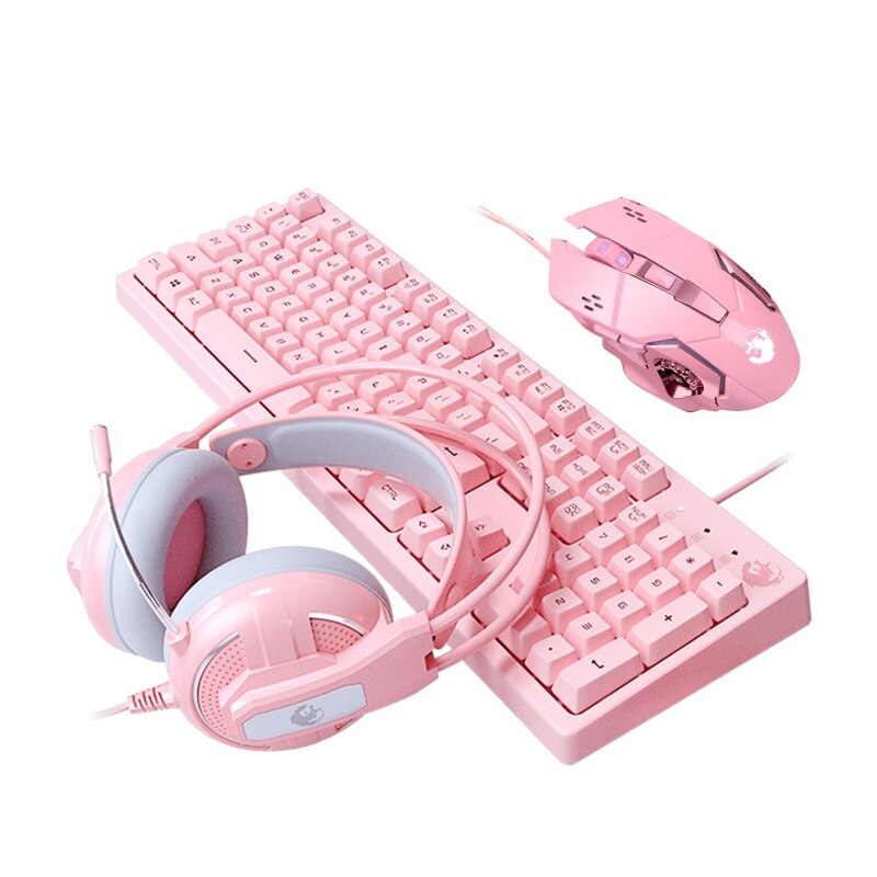 Wired Mechanical Keyboard Gaming Mouse Noise Reduction Headphones Mouse Pad: 1