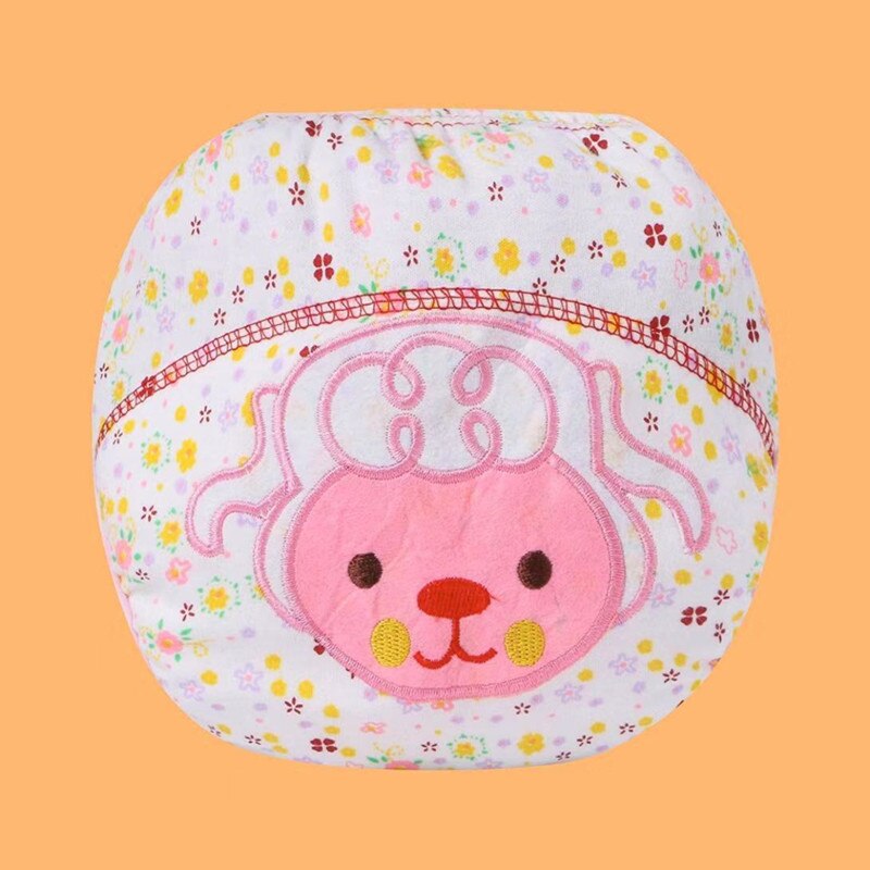 4pcs dipers mix color Baby Training Pants Baby Diaper Reusable Nappy Washable Diapers Cotton Learning Pants 13-16kg