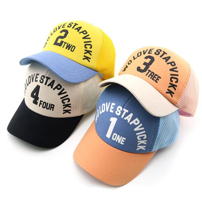 Doitbest 2020 menino menina chapéus pequeno dinossauro bonés de beisebol respirável malha boné de verão das crianças chapéu de sol coreano bonito do miúdo snapback