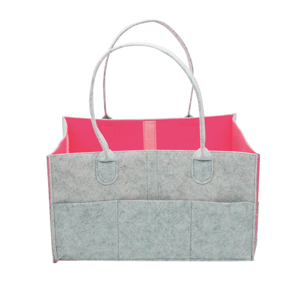 Baby Windel Caddie Organizer Faltbare Fühlte Lagerung Tasche Tragbare Leicht Multifunktions Veränderbar Fächer Für Frauen: 3