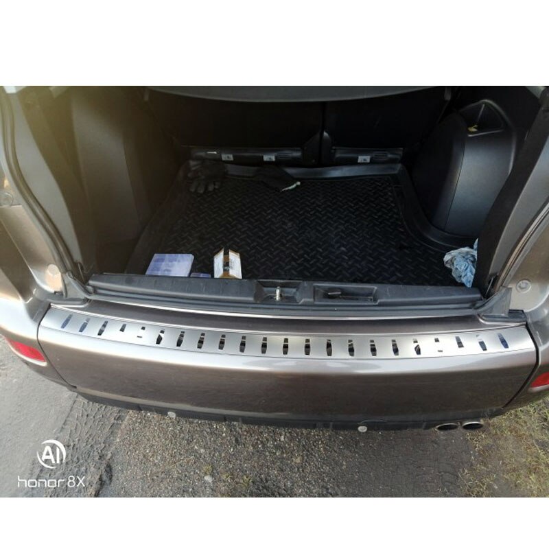 Para Citroen c-crosser crossover ccrosser 2007, accesorios, protectores traseros, placa de desgaste del parachoques trasero
