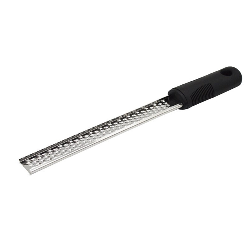 1pc rostfrei Stahl Käse Reibe Chipper Zitrone schälen Polieren Planer Küche Sachen Zitrone Reibe Mühle Käse Reibe Werkzeug: Schwarz