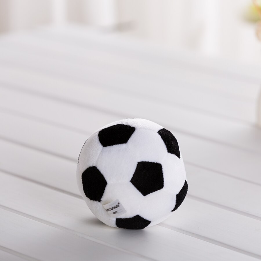 Kawaii Gevulde Knuffel Kinderen Kleurrijke Bal Ring Rammelaar 0-1 Jaar Voetbal Basketbal Voetbal Baseball Baby Pop