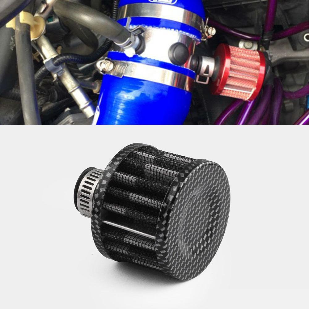 BAFIRE 12mm Universal Car & Motorcycle Carbon Air Filter Car Cold Air Intake Crank Case Turbo Vent Breather Filter Air Filters