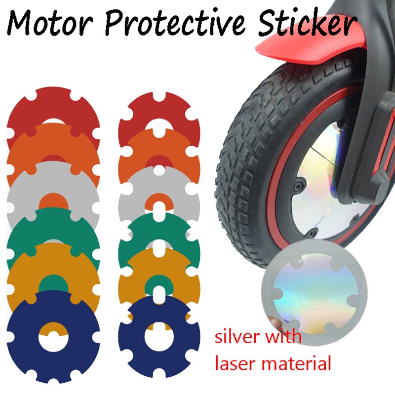 1Pair Scooter Front Wheel Sticker Motor Protective Cover Shell Kick for M365 Pro