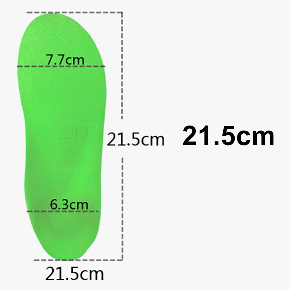 EiD 3D kids children's orthopedic insoles for shoes flat feet Arch Support insole for XO-Legs child Orthotic Insoles Foot Care: Length 21.5cm